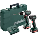 Borrskruvdragare 12 v metabo - 12v set powermaxx bs med li jon batteri