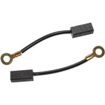 2x Balais de charbon pour moteur 6,3 x 5 x 14mm compatible avec Fein ast 636 outil électrique / meuleuse d'angles / scie sauteuse - Vhbw