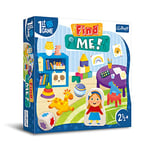 Trefl - Find me, Le premier jeu de société - Jeu de société pour les plus jeunes, Trouver des objets, Jeu coopératif pour les tout-petits, Grands éléments, Apprendre en jouant