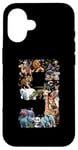 Coque pour iPhone 16 Animaux du zoo pour 9e anniversaire