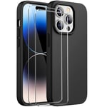 2in1 Film de Verre Affichage Etui Coque pour Apple IPHONE 11 Pro Slim TPU Solide