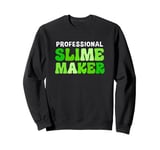 Slime Green Slime Party Squad Professional Slime Maker Sweatshirt