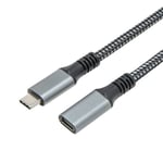 Plexgear Forlengelseskabel for USB-C 2 m