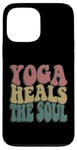 Coque pour iPhone 13 Pro Max Yoga Heals The Soul Inspirational Wellness