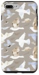 iPhone 7 Plus/8 Plus White Pigeon Pattern Phone Cover Case Case