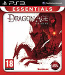 Essentials Dragon Age Origins PS3 PLAYSTATION 3 Electronic Arts