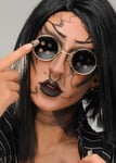 Coraline Fancy Dress Accessory Other Mother Style Round Black Button Glasses