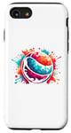 Coque pour iPhone SE (2020) / 7 / 8 Splash Art Dodge Ball Dodgeball Player