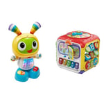 Pack Fisher-Price - A1504206 - Bebo Le Robot - Jouet de Premier Age et VTech - 183405 - Super cube des découvertes