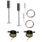 Faller 161656 2 LED-Ampeln mit Stopp-Stellen Car System H0 Feux de