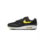 Nike Homme AIR Max 1 ESS Sneaker, Black Opti Yellow Summit White, 42 EU