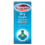 Benylin Dry Cough Syrup 1x 150ml Relieves Persistent Dry Coughs, Soothing Effect