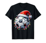 Futbol Table Soccer Table Football Christmas Hat Xmas T-Shirt