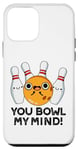 Coque pour iPhone 12 mini You Bowl My Mind Jeu de mots de bowling amusant