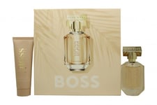 HUGO BOSS THE SCENT FOR HER GIFT SET 50ML EDP + 75ML BODY LOTION - WOMEN'S. NEW