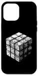 Coque pour iPhone 12 Pro Max Magic Cube 3D Wireframe – Vintage Magic Cube Lover