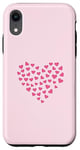 Coque pour iPhone XR Pink Heart Love Graphic Icon Filled With Little Hearts