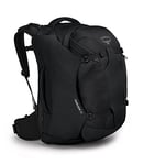 Osprey Women's Fairview 55l Travel Backpack, Black