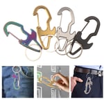 Multifunctional Edc Tool Stainless Steel Key Holder Organizer Ke Multicolor