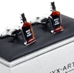 Single Malt Whisky Cufflinks Scottish Whiskey Bottle Mens Cufflinks CK1018