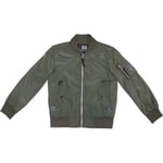 Blouson Bombers Été Enfant Kaki De Marque Marine Corps