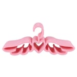 3X(20 Pcs New Design Fly Angel Plastic Clothes Shirt Hanger, Cute Pretty Pink Lo