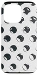 Coque pour iPhone 13 Pro Accessoire de protection contre les radiations Blanc à pois 5G