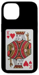 iPhone 14 King Of Hearts Valentines Day Cool V-Day Couple Matching Case