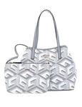 GUESS Women Vikky Tote Bag, Stone Logo, 33 x 15,5 x 27