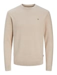 JACK & JONES Jprblurony Knit Crew Neck Pull en Tricot, Pure Cachemire/détail : mélangé, S Homme