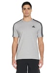 adidas Men's M 3s Sj T Shirt, Medium Grey Heather, 4XL UK