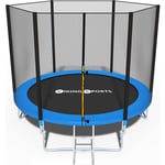 Viking Choice - Trampoline 244 cm - jusqu'à 110 kg - Bleu