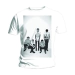 Bring Me The Horizon Men's Group Shot Short Sleeve T-Shirt, White, Medium