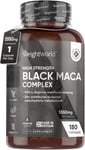 Maca Root Capsules 5550mg - 180 - 6 Months Supply - Black &...