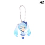 1st 4cm Hatsune Miku Nyckelring Kawaii Present för tjejer Ani - on stock 2