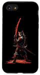 iPhone SE (2020) / 7 / 8 Cat Samurai Ninja Cat Samurai Art Ukiyo-e Case