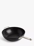 GreenPan Copenhagen Hard Anodised Ceramic Non-Stick Wok, 30cm