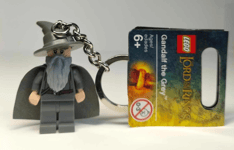 Lego 850515 Gandalf the Grey Lord Of The Rings - Porte-clés - Key Chain