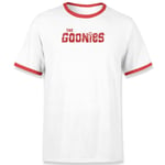 The Goonies Chunk Retro Unisex T-Shirt - White / Red Ringer - S