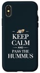 iPhone X/XS Veggie Food Lover Pass The Hummus Vegetarian Case