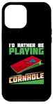 Coque pour iPhone 12 Pro Max Jeu de cornhole amusant lancer compétition sportive