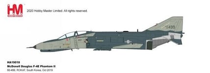 HOBBY MASTER HA19018 1/72 MCDONELL DOUGLAS F-4E PHANTOM II 60-499, ROKAF