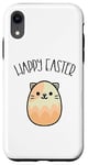 iPhone XR Funny Happy Easter Cat Egg Shaped Kawaii Otaku Anime Case