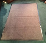 Internal Black & Brown Heavy Duty Mat by Prestige 1.3m X 2m Home Office Kitchen 