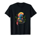 Parrot Teacup Bird Tea Drinking T-Shirt