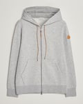 Moncler Full Zip Hoodie Light Grey