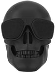 YDKJ Skull Bluetooth Wireless Speakers, Portable Stereo Speakers, Dual Speakers Exclusive Bass USB Private Mode Audio, Suitable for Indoor And Outdoor Parties,Black,S