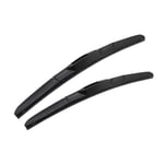 LYSHUI Auto Rubber Wiper Blades Clean The Windshield,Fit for Peugeot 4007 Fit J Hook Arm 2007 2008 2009 2010 2011 2012