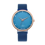 JZDH Women Montres Montres pour Femmes élégantes Boucle magnétique Bracelet en Acier Montre Montre Casual Fashion Dames Quartz Montre-Bracelet Horloge Montres Décoratives Décoratives pour Femmes