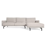 Kave Home Galene Sofa 4 Seter Chaise Longue Høyre Beige